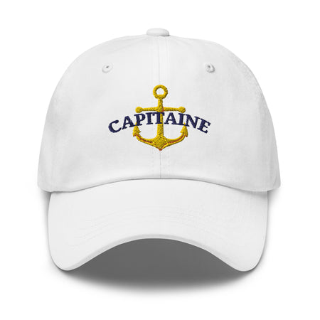 Casquette Capitaine ancre dorée